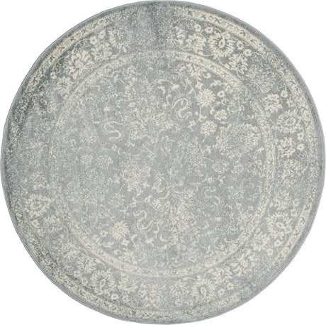 Alfombra Redonda Oriental Distressed, Ideal para Áreas de Tráfico (ADR109T)