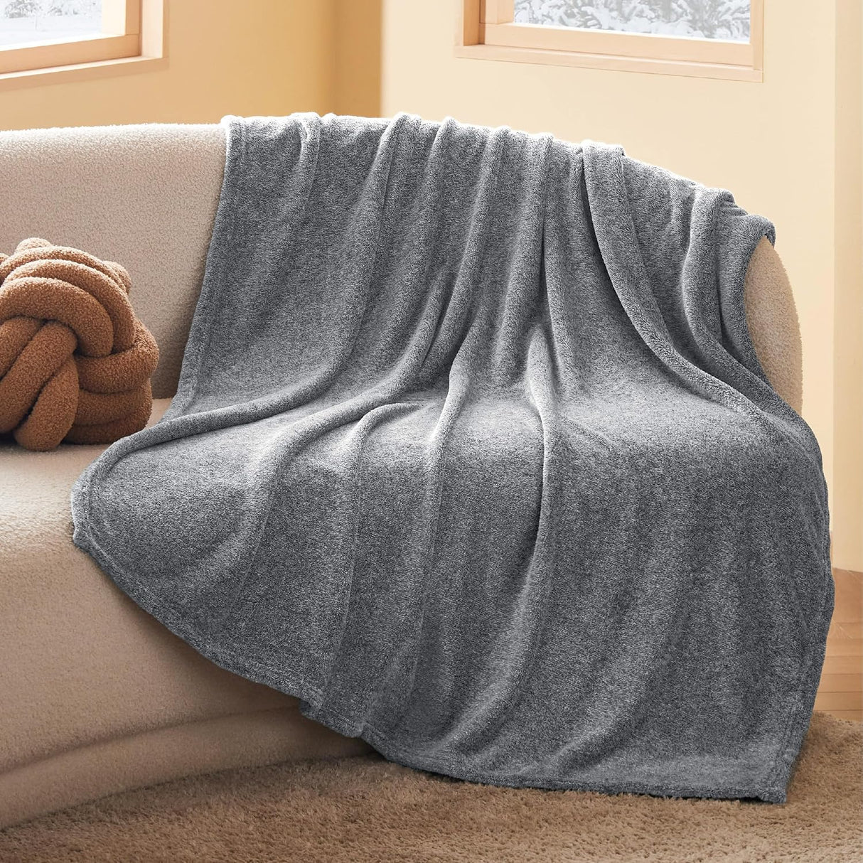 Manta Fleece Bedsure 50x60 Pulgadas Suave y Ligera