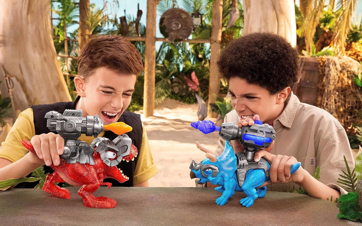 Island Smashers Dino Batallas T-Rex de ZURU 50+ Sorprensas