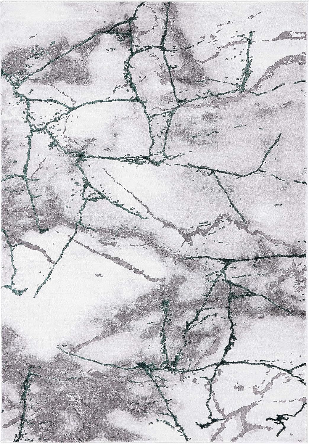 Alfombra Moderna Abstracta - Diseño Fácil de Cuidar (CFT877Y)