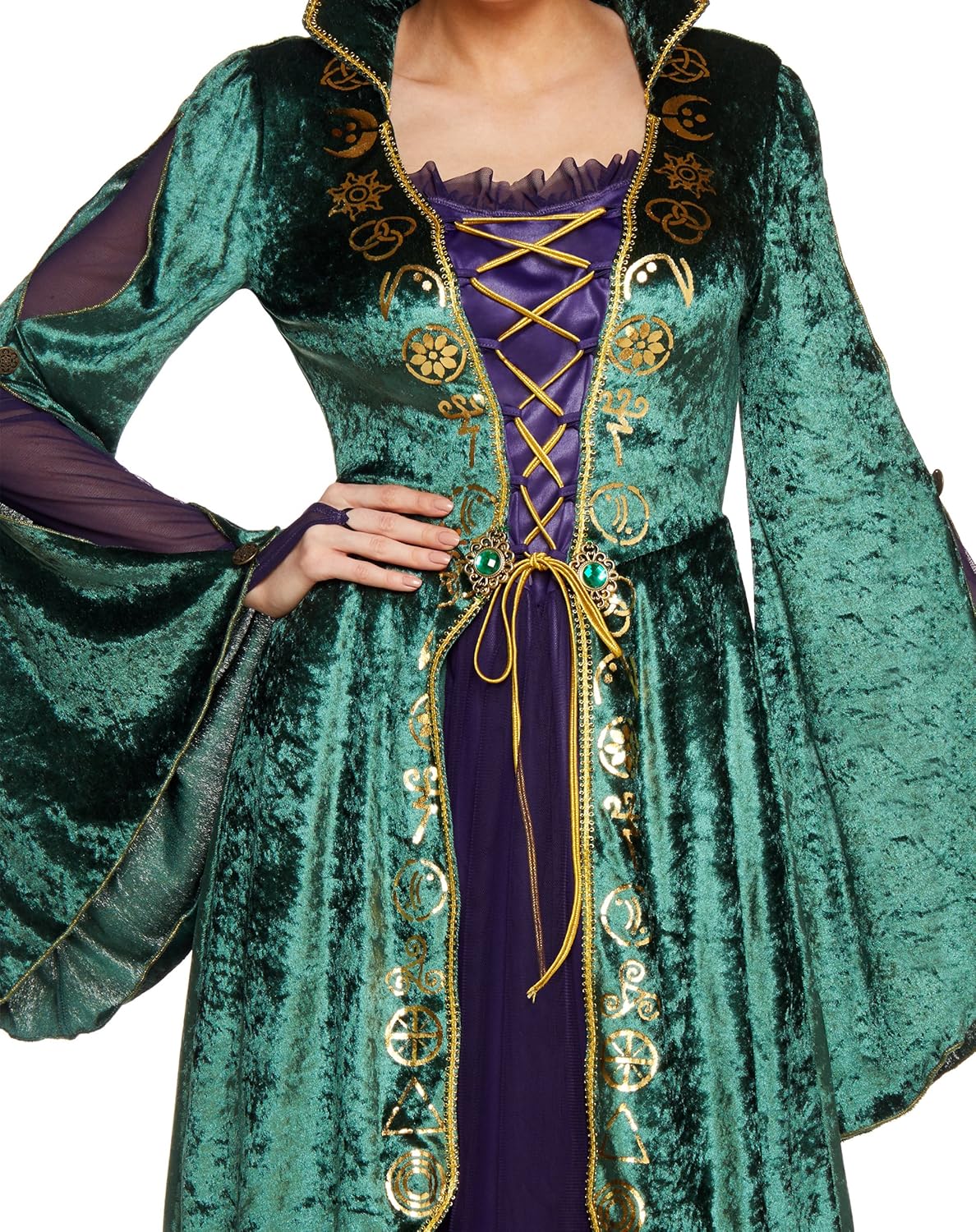 Disfraces de Halloween para adulto Winifred verde talla L