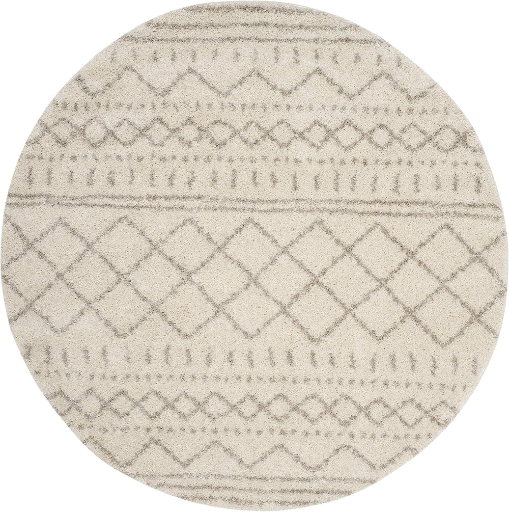 Alfombra redonda suave 1.6 para sala, dormitorio y entrada ASG741A