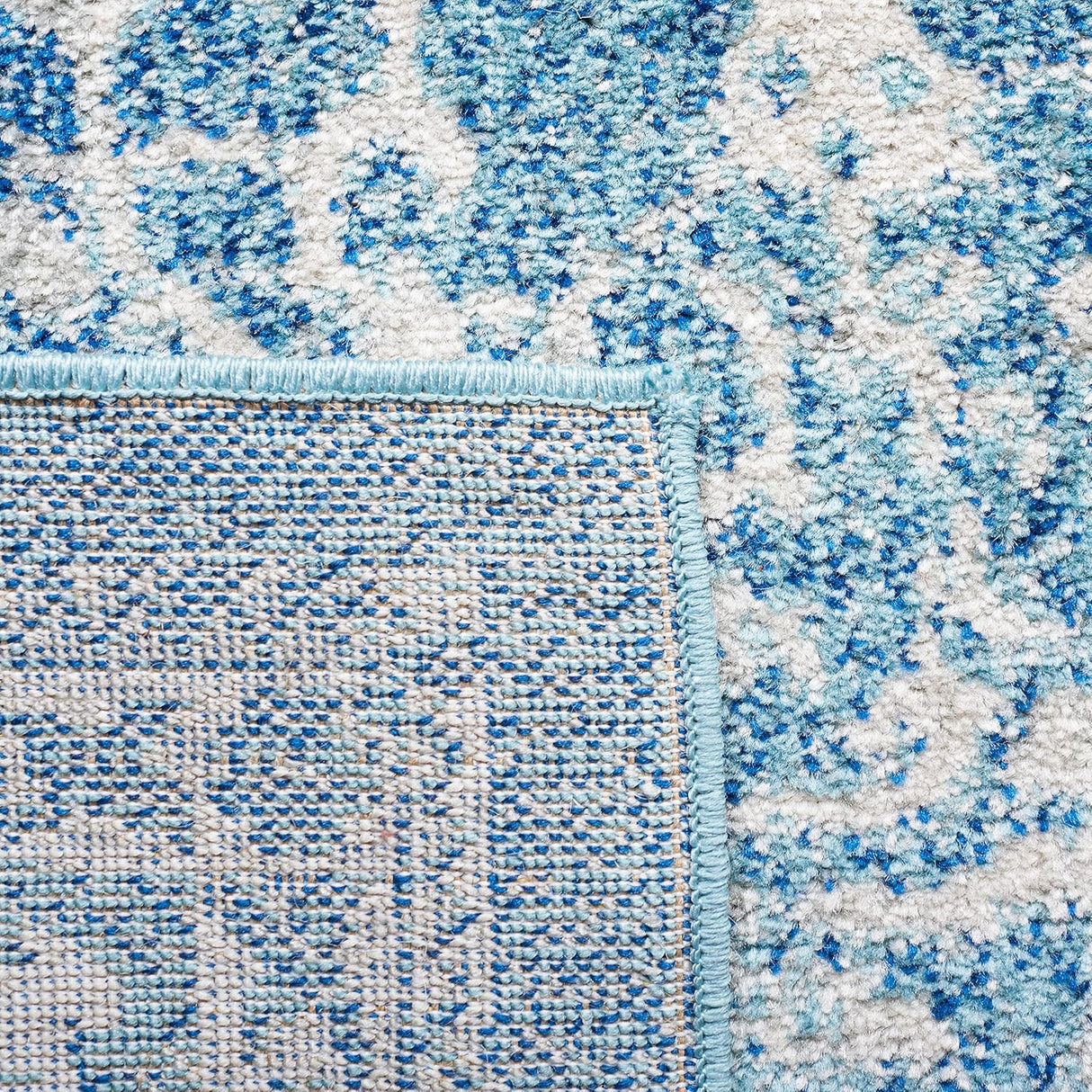 Alfombra de área, diseño oriental, fácil cuidado, modelo EVK256C