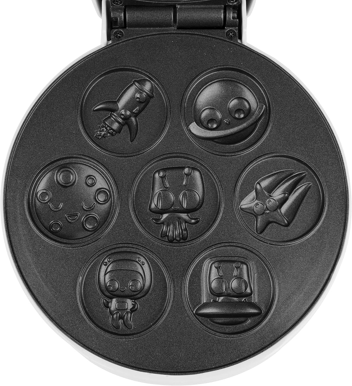 Waffle Maker Espacial - 7 Pancakes Galácticos - Divertido y Rápido