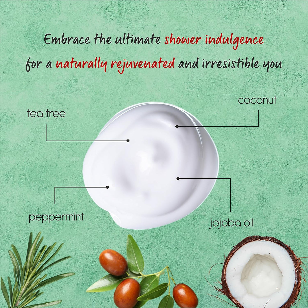 Gel de ducha de árbol de té con vitamina E paquete de 2