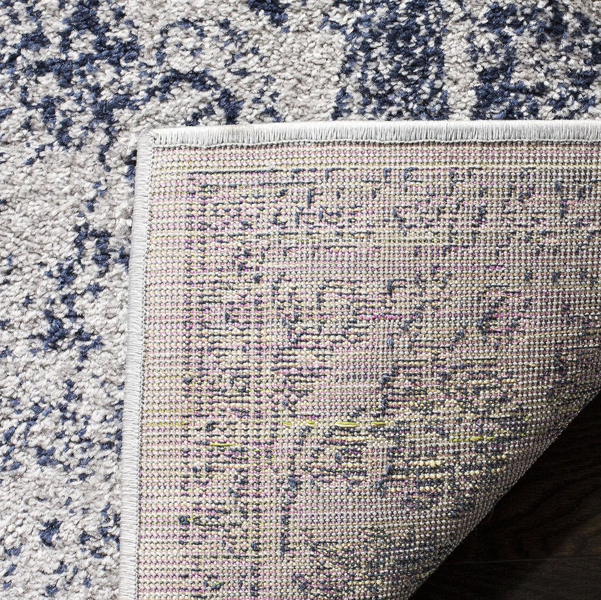 Alfombra de acento Oriental Desgastada, Fácil Cuidado, ADR109P