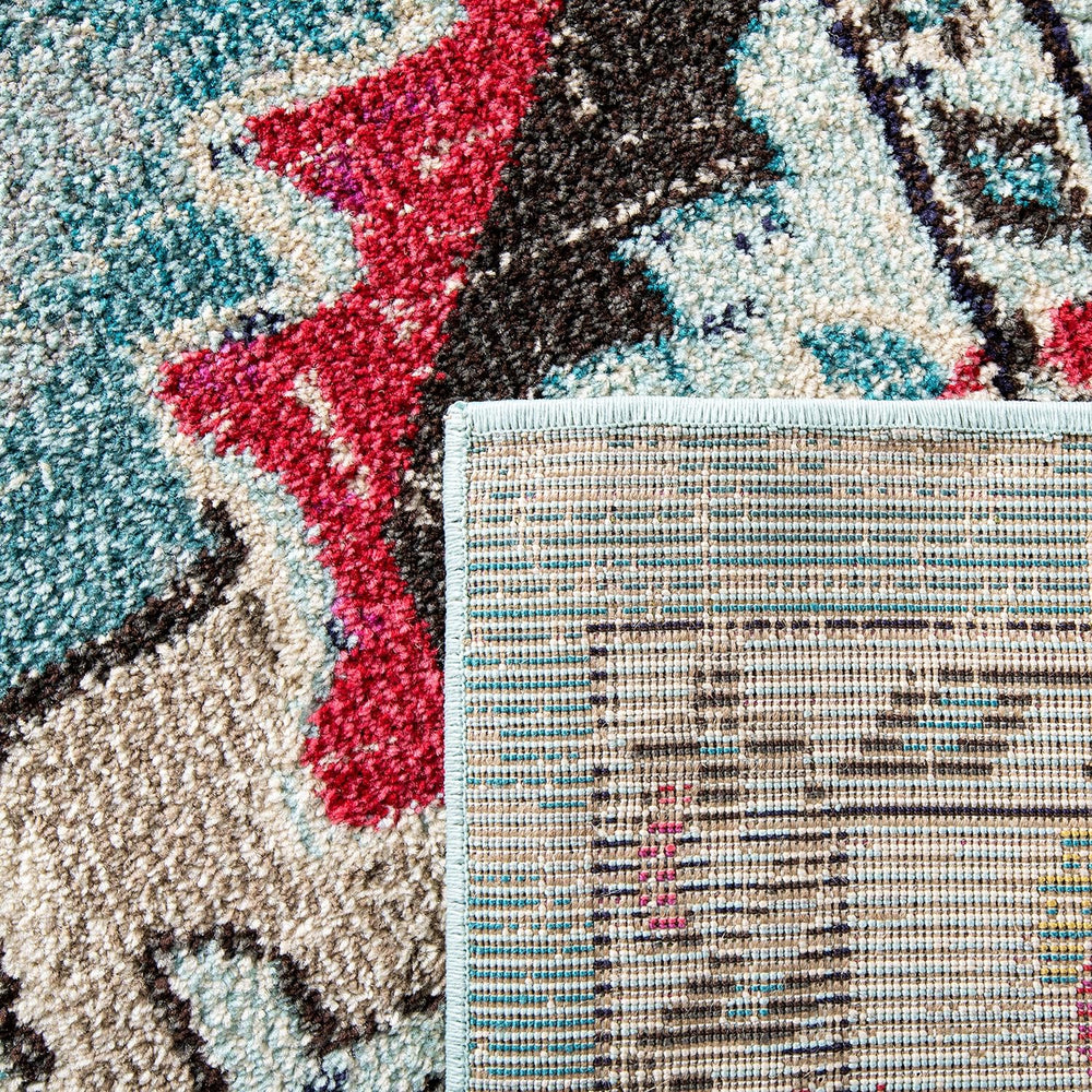 Alfombra de área, diseño medallón bohemio, modelo MNC243J