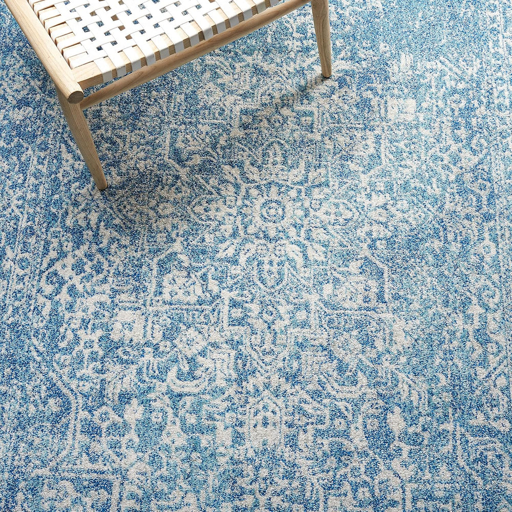 Alfombra de área, diseño oriental desgastado, modelo EVK256C