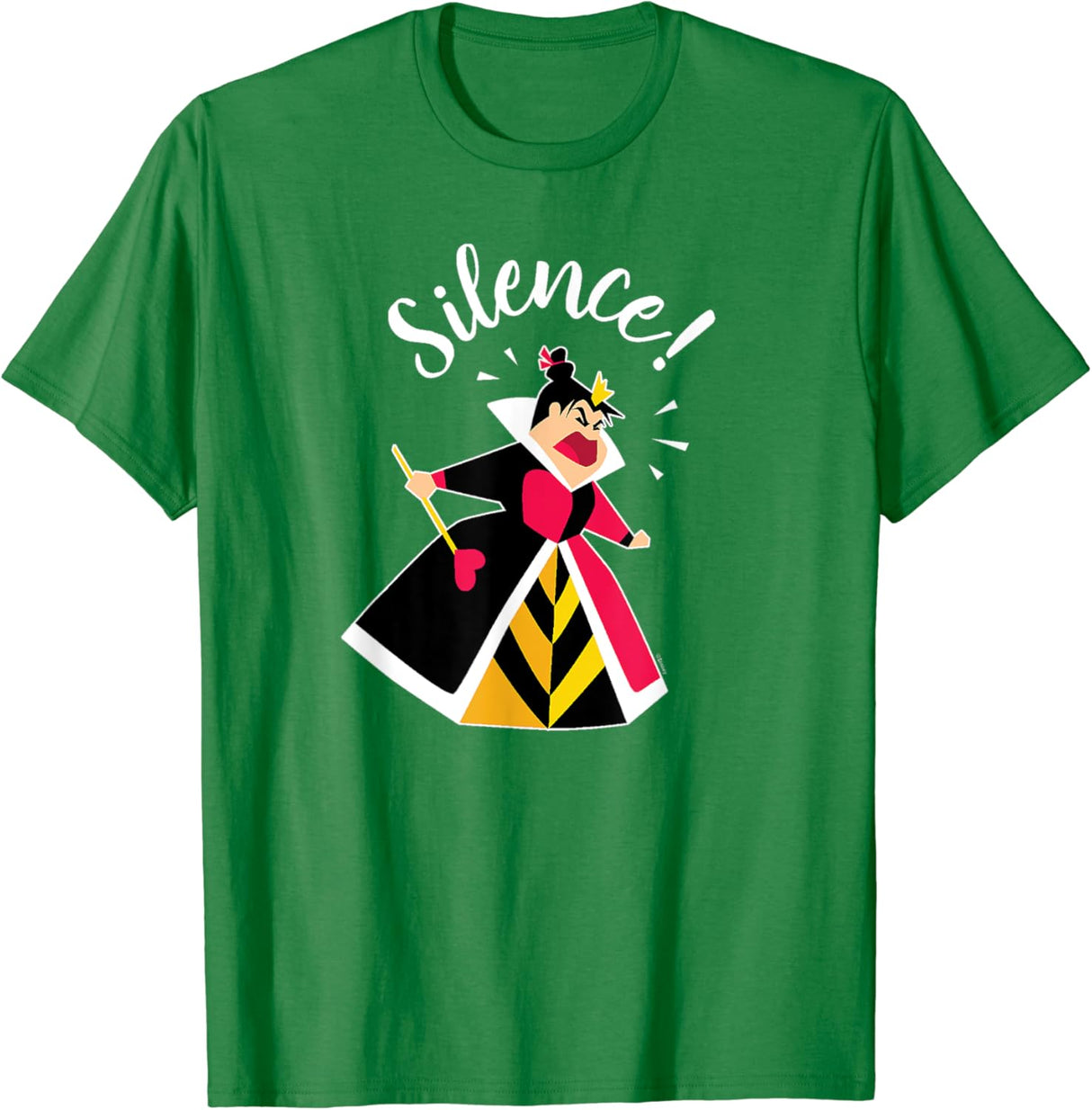 Camiseta hombre diseño de Queen of Hearts Silence! talla S