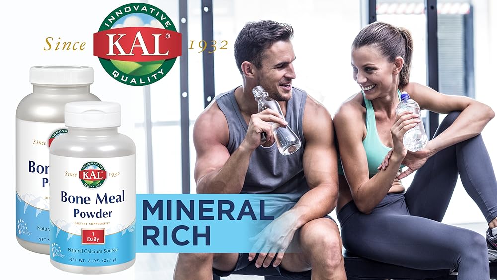 KAL polvo de comida de hueso, 8 onzas
