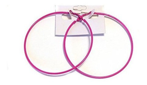 Pendientes De Aro Rosa Fuerte Pendientes De Aro Finos