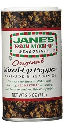 Pimienta mezclada Krazy original de Jane - 2.5 oz.