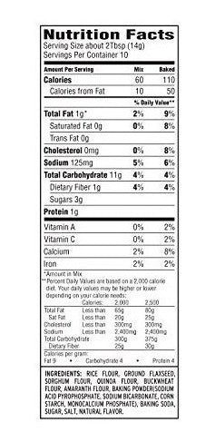 Premium Gold Gluten Free Pancake And Waffle Mix | 2 Libras
