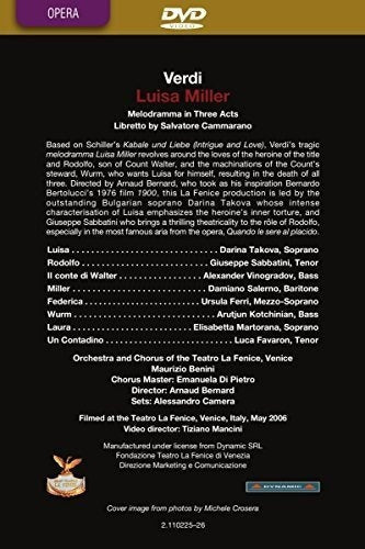 DVD - Verdi: Luisa Miller