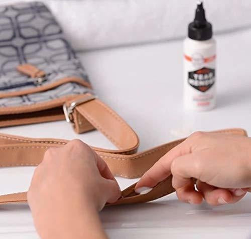 Tejido Instantáneo Tender Mender Y Adhesivo Para Cuero 2 Oz