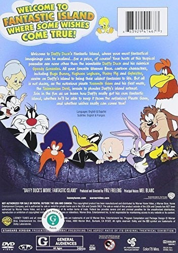 Película infantil De Daffy Duck Isla Fantástica