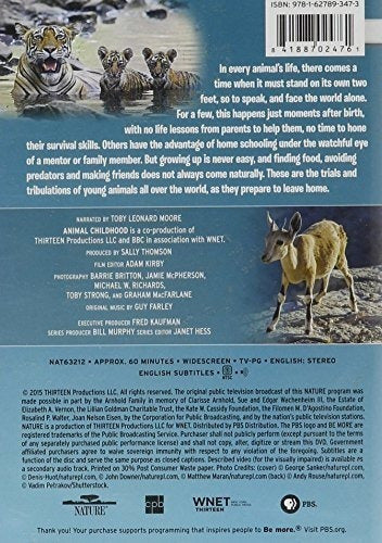 DVD de Naturaleza Infancia Animal