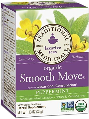 Té De Menta Orgánico Smooth Move De Medicinales Tradicionale