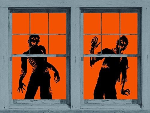 Wowindow Posters Siluetas De Ghoulies Halloween Window