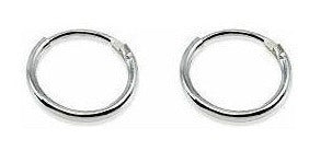 Pendientes De Aro Unisex Pequeños Redondos Pequeños Finos De