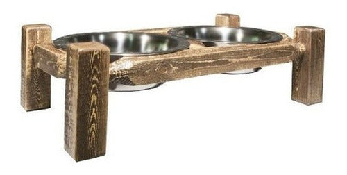 Comedero para mascotas Montana Woodworks