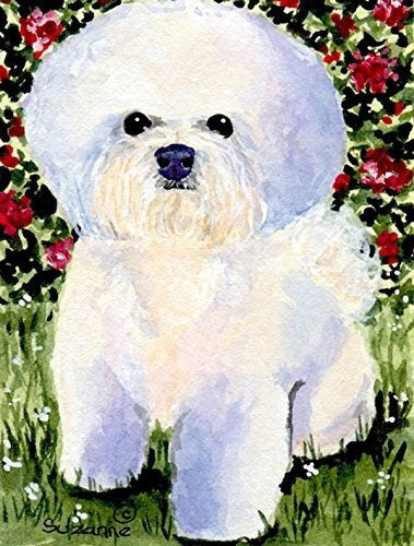 Bandera de Bichon Frise tamaño pequeño