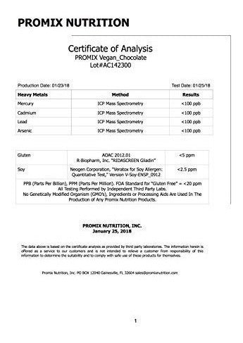 Proteína A Base De Plantas Veganas De Chocolate