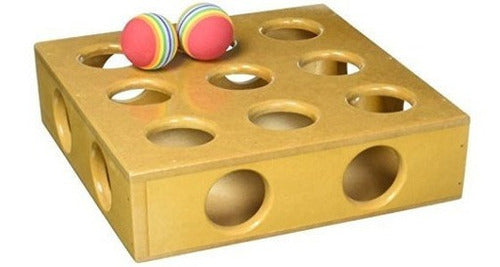 Caja de juguetes para gatos