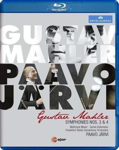 Mahler: Sinfonías, Nos. 3 y 4 blu-ray