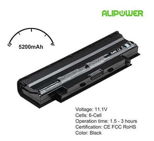 Reemplazo De Batería Alipower De 6 Celdas Para Portátil