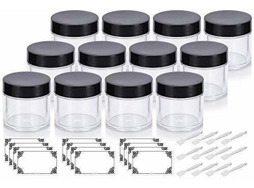 Tarro de envase de bote recargable de viaje de acrílico de p