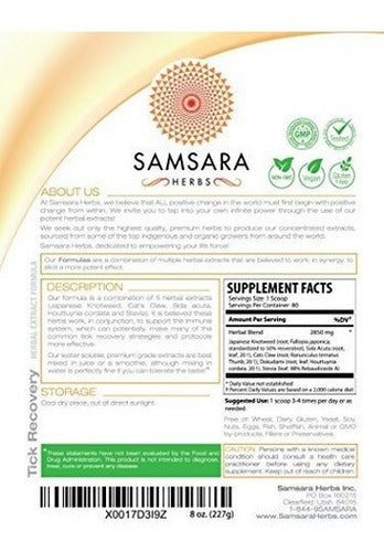 Fórmula Herbal en polvo