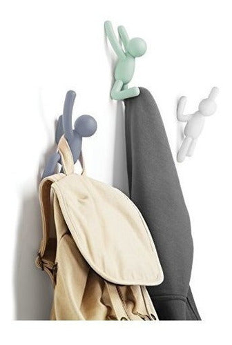 Ganchos decorativos de pared para colgar abrigos