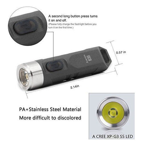 Rovyvon 550 Lúmenes Cree Xp-g3 S5 Led Super Brillante Para