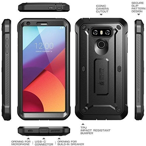 Estuche Lg G6 Supcase Estuche De Funda Resistente De Cuerpo