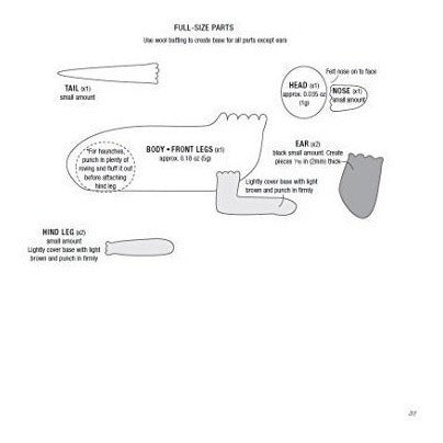 Adorables Animales De Fieltro: 30 Amigos De Fieltro Fáciles