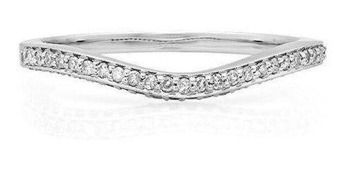 Anillo oro ronda diamantes