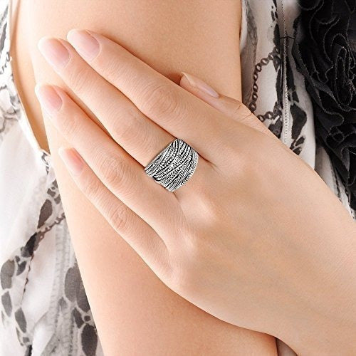 Anillo Entrelazado De Plata Para Mujer