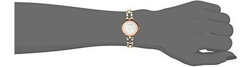 Reloj de pulsera abierto en tono dorado rosa para Mujer