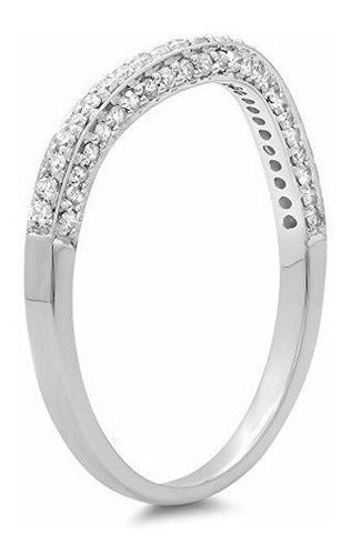 Anillo oro ronda diamantes