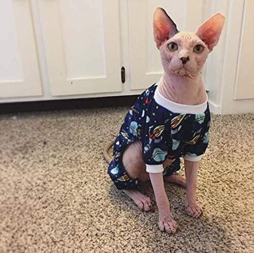 Cutebone Pijamas para perros Rocket Ropa para perros