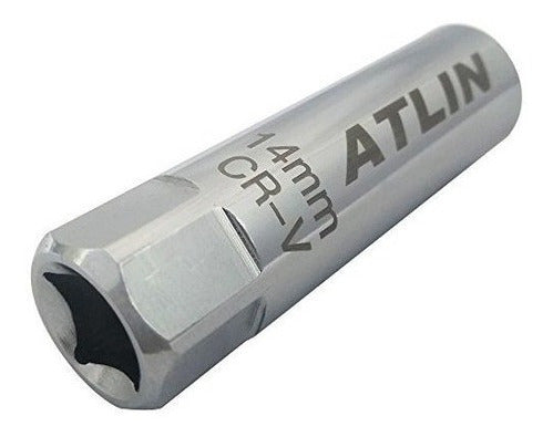 Enchufe Atlin De Pared Delgada Para Bujías 12 Puntos, 14