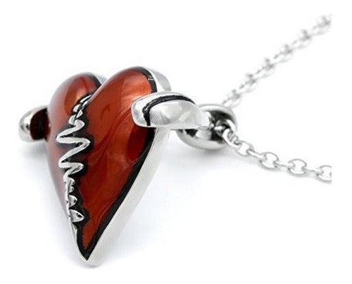 Collar De Corazón Con Latido De Corazón Controse