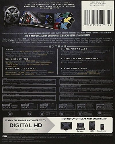 Colección X-men Bd dhd-mm blu-ray