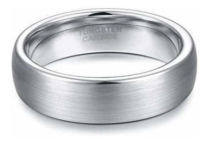 Greenpod Anillo De Alianza De 6 Mm De Carburo De Tungsteno