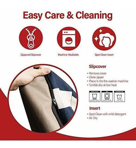 Bamboo Rectángulo Extra Grande Cama Para Perros