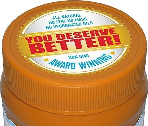 Tarro Cremoso Libre De 1 1lb Del Cacahuete Natural