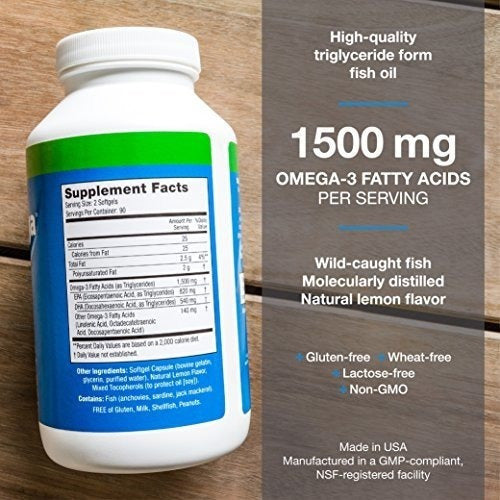 Omega 3 Aceite De Pescado Alto En Epa Dha Para Ojos,