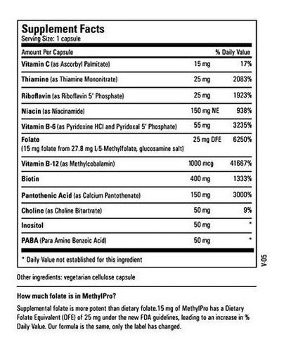 Complejo B 15 Vitaminas B de fuerza profesional para energía