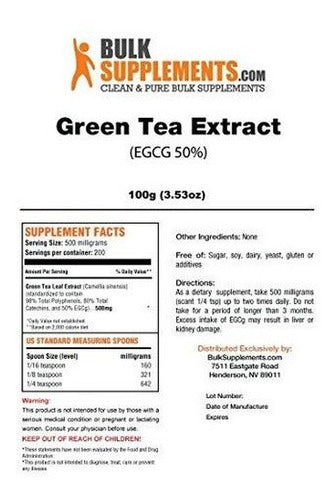 Extracto de té verde 3.5 oz